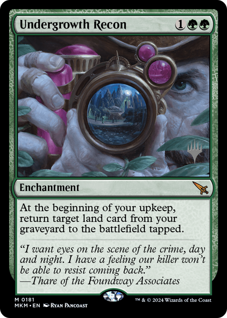 Image of Undergrowth Recon (PPMKM-181) - Murders at Karlov Manor Promos Foil