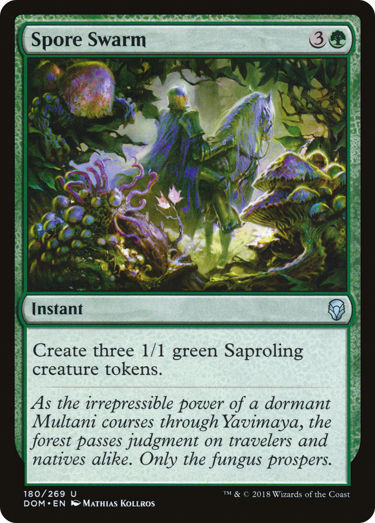 Image of Spore Swarm (DOM-180) - Dominaria Foil