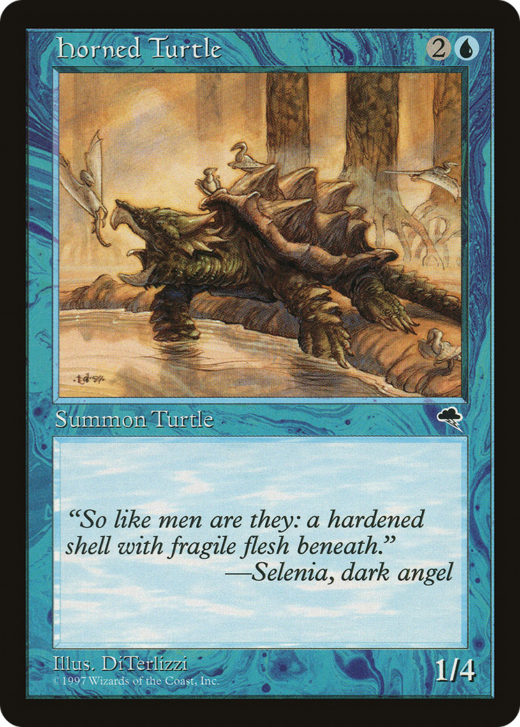 Image of Horned Turtle (TMP-067) - Tempest