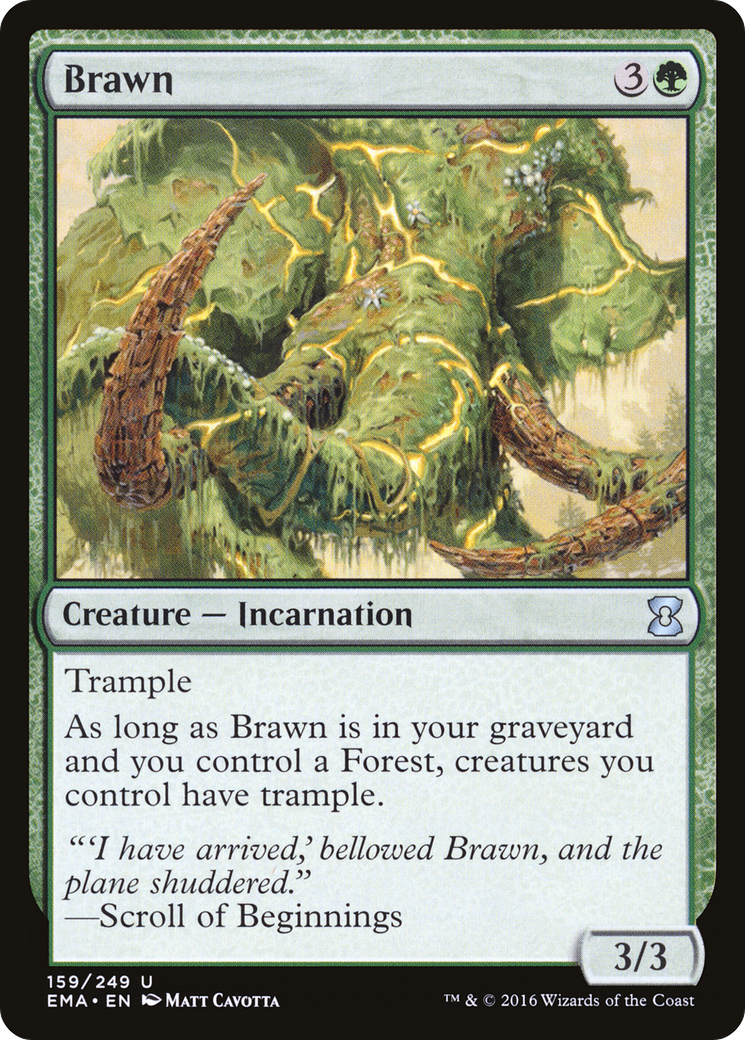 Image of Brawn (EMA-159) - Eternal Masters Foil