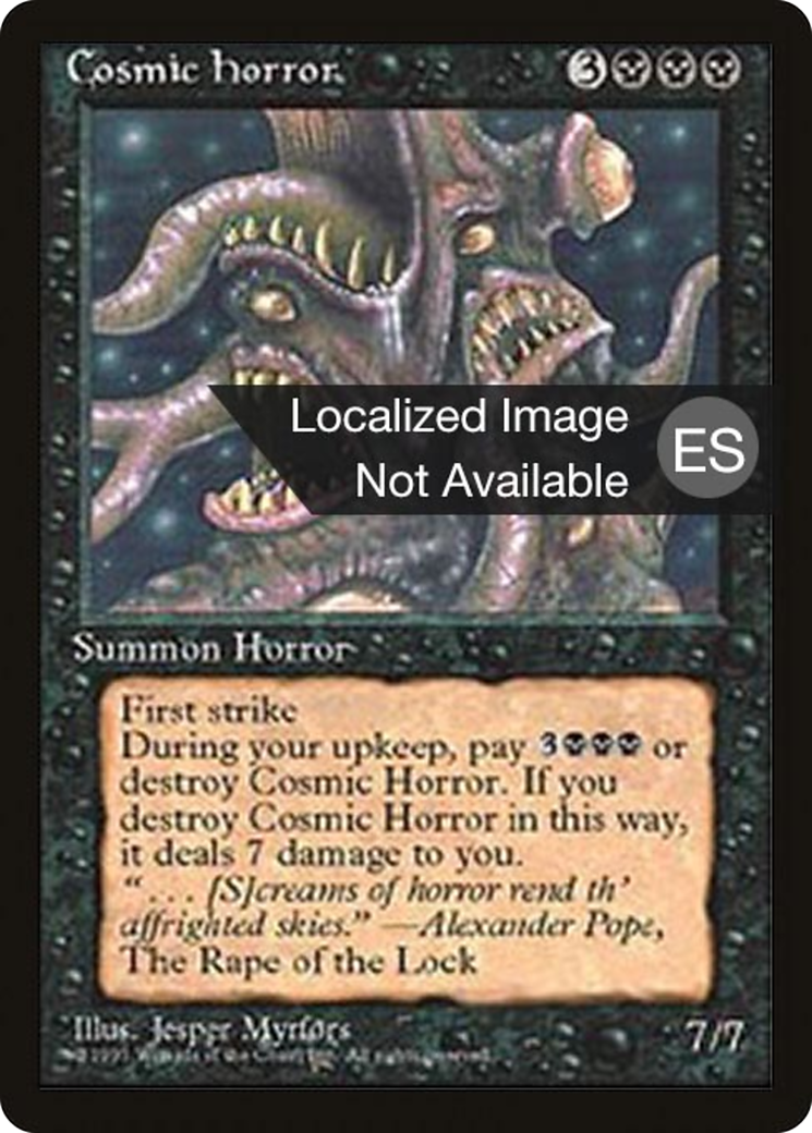 Image of Cosmic Horror (4BB-) - Fourth Edition Foreign Black Border