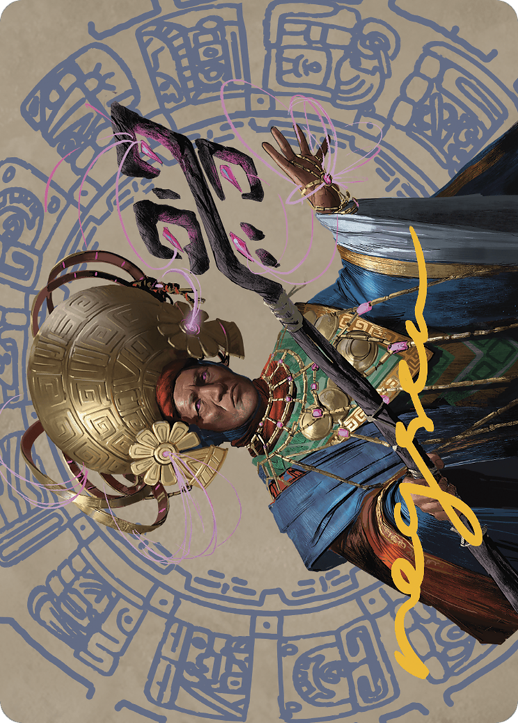 Image of Akal Pakal, First Among Equals // Akal Pakal, First Among Equals (ALCI-046) - The Lost Caverns of Ixalan Art Series (Borderless) Foil
