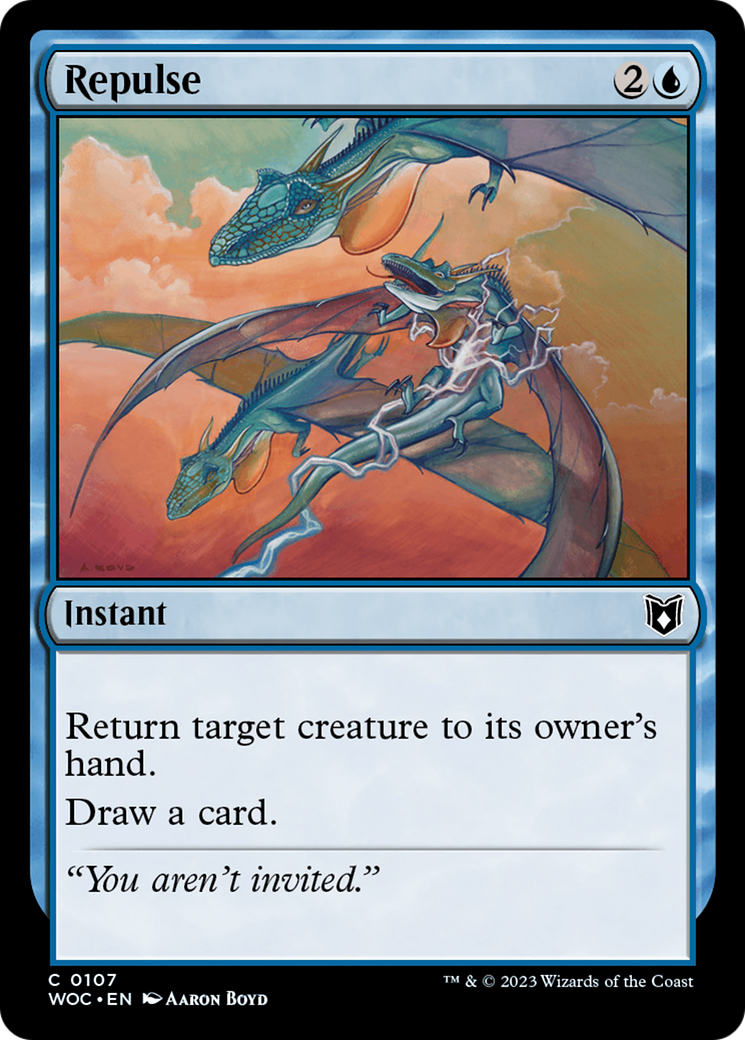 Image of Repulse (WOC-107) - Wilds of Eldraine Commander