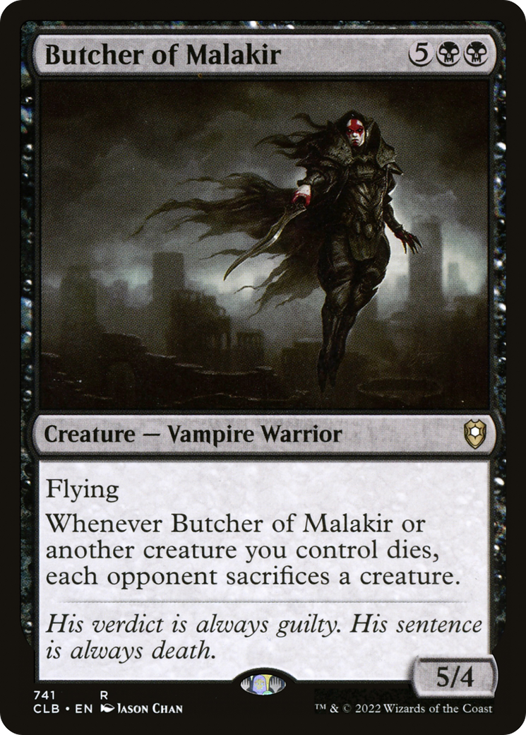 Image of Butcher of Malakir (CLB-741) - Commander Legends: Battle for Baldur's Gate