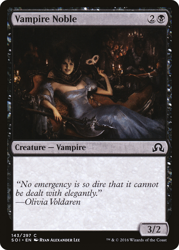 Image of Vampire Noble (SOI-143) - Shadows over Innistrad Foil