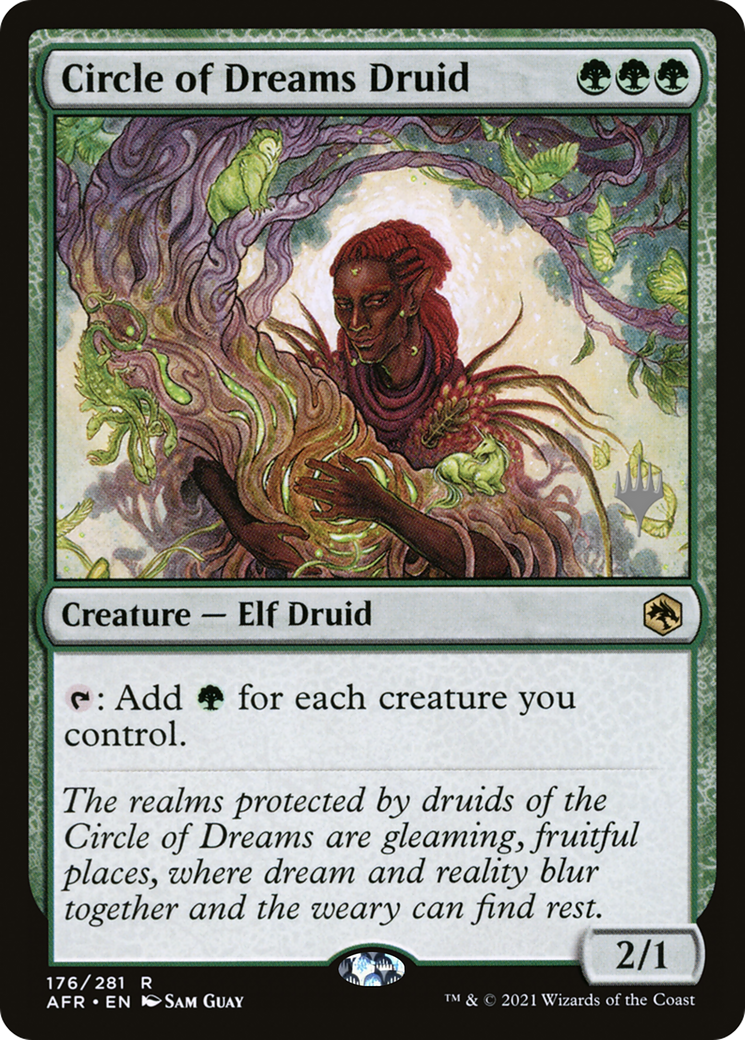 Image of Circle of Dreams Druid (PPAFR-176P) - Adventures in the Forgotten Realms Promos