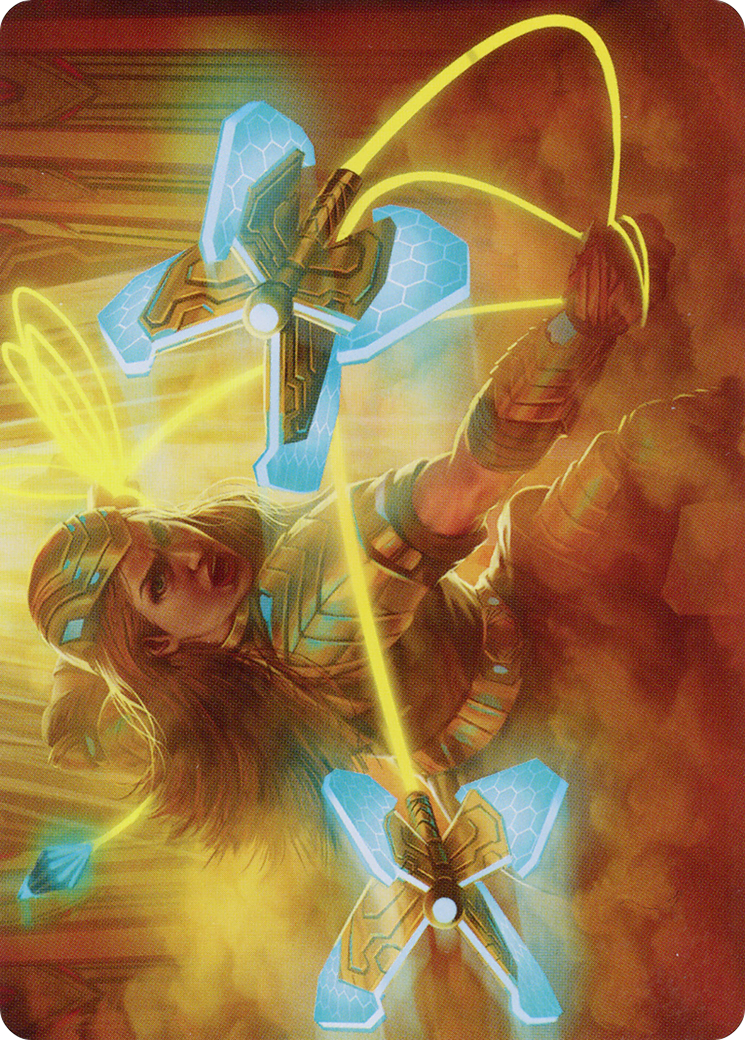 Image of Bladehold War-Whip // Bladehold War-Whip (AONE-046) - Phyrexia: All Will Be One Art Series (Borderless)