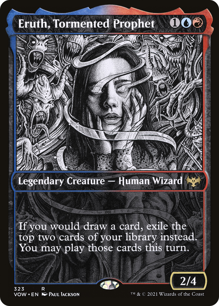 Image of Eruth, Tormented Prophet (Showcase) (VOW-323) - Innistrad: Crimson Vow: (Showcase)