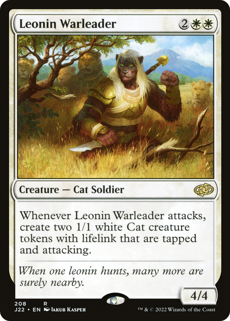 Image of Leonin Warleader (J22-208) - Jumpstart 2022