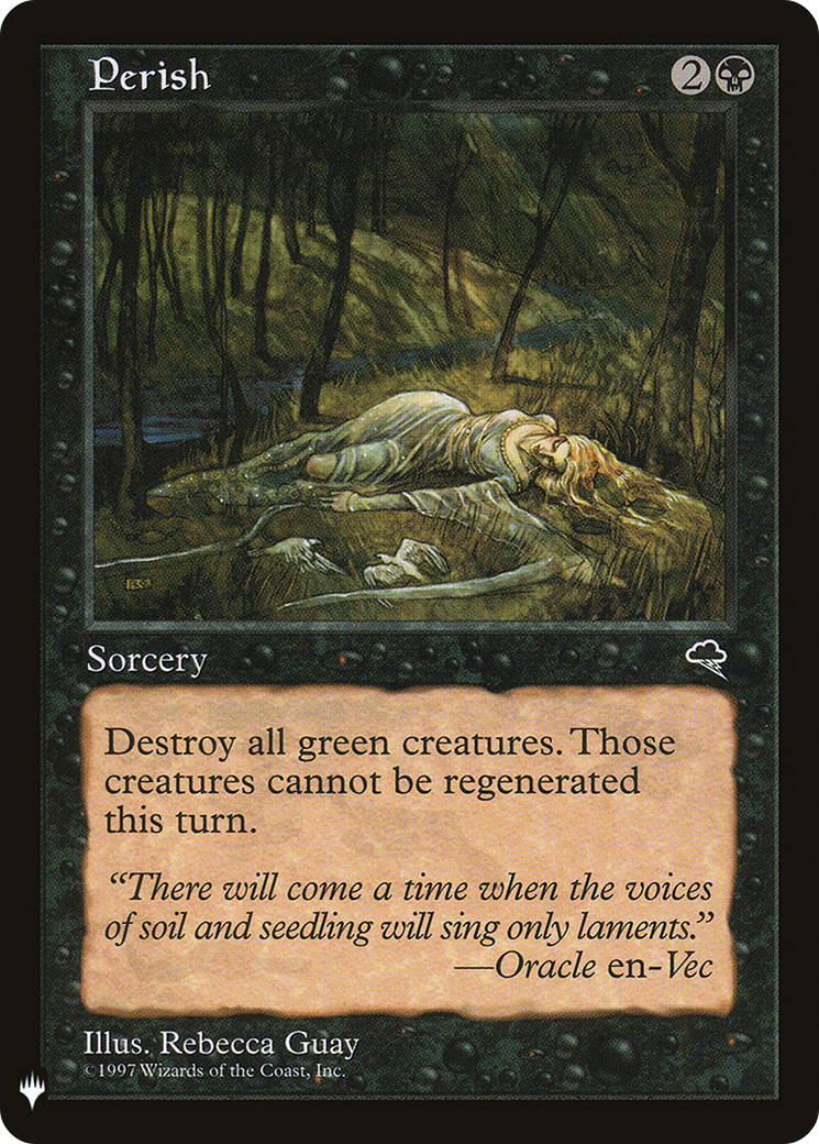 Image of Perish (LIST-TMP-147) - The List