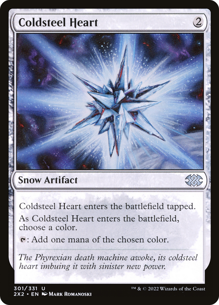 Image of Coldsteel Heart (2X2-301) - Double Masters 2022: (snow)