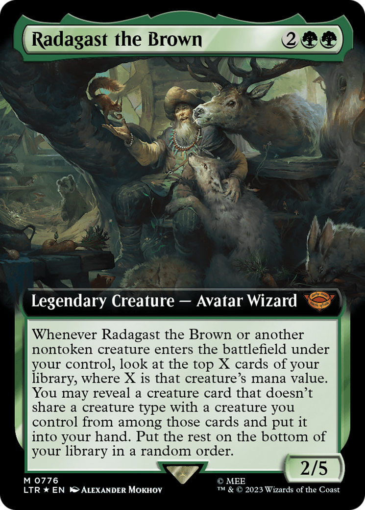 Image of Radagast the Brown (Extended Art) (Surge Foil) (LTR-776) - The Lord of the Rings: Tales of Middle-earth: (Extended Art) Foil