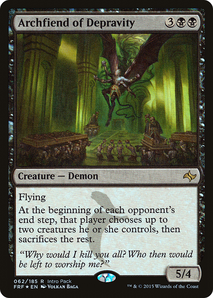 Image of Archfiend of Depravity (UMP-062) - Fate Reforged Promos Foil