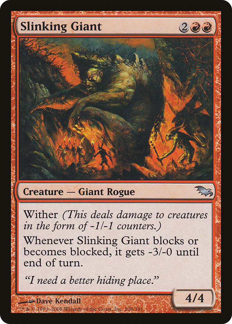 Image of Slinking Giant (SHM-106) - Shadowmoor