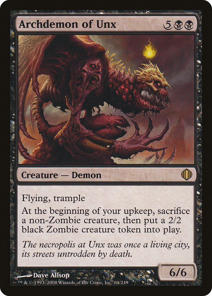 Image of Archdemon of Unx (ALA-064) - Shards of Alara Foil