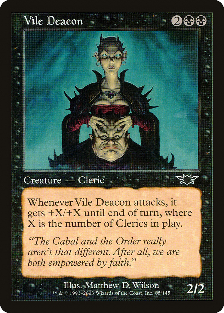 Image of Vile Deacon (LGN-085) - Legions
