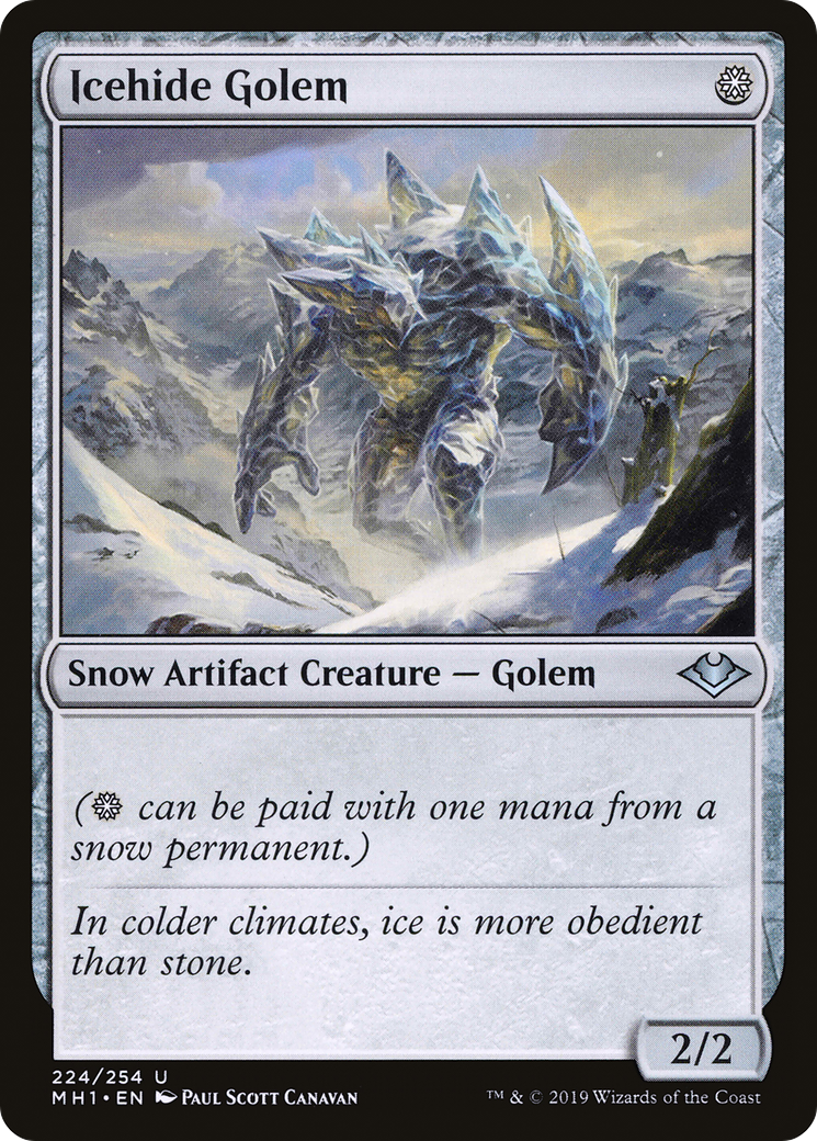 Image of Icehide Golem (MH1-224) - Modern Horizons Foil