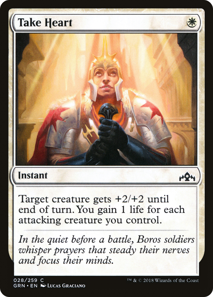 Image of Take Heart (GRN-028) - Guilds of Ravnica