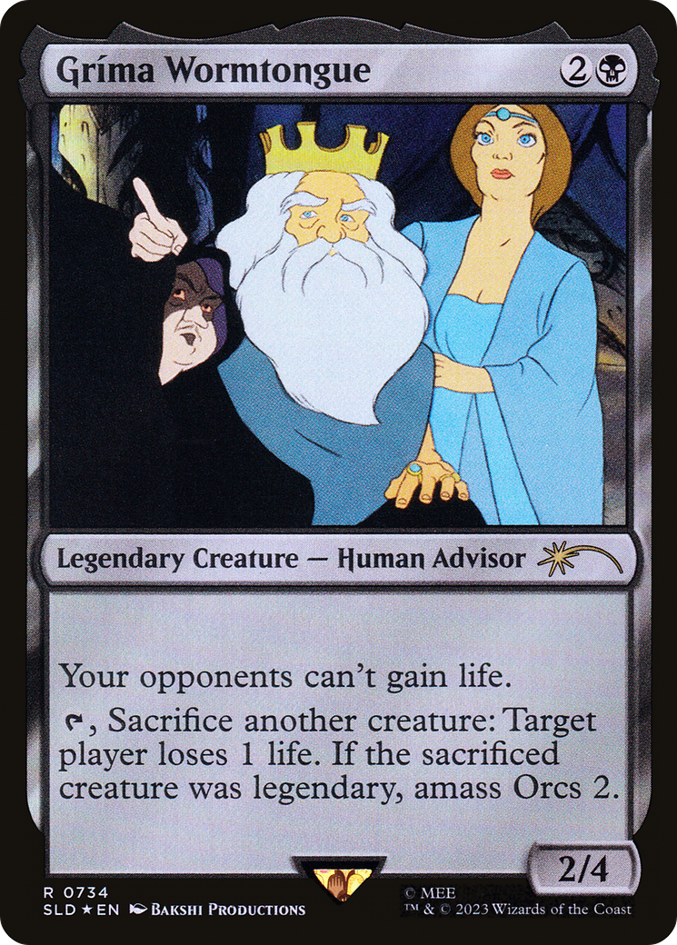 Image of Grima Wormtongue (SLD-734) - Secret Lair Drop