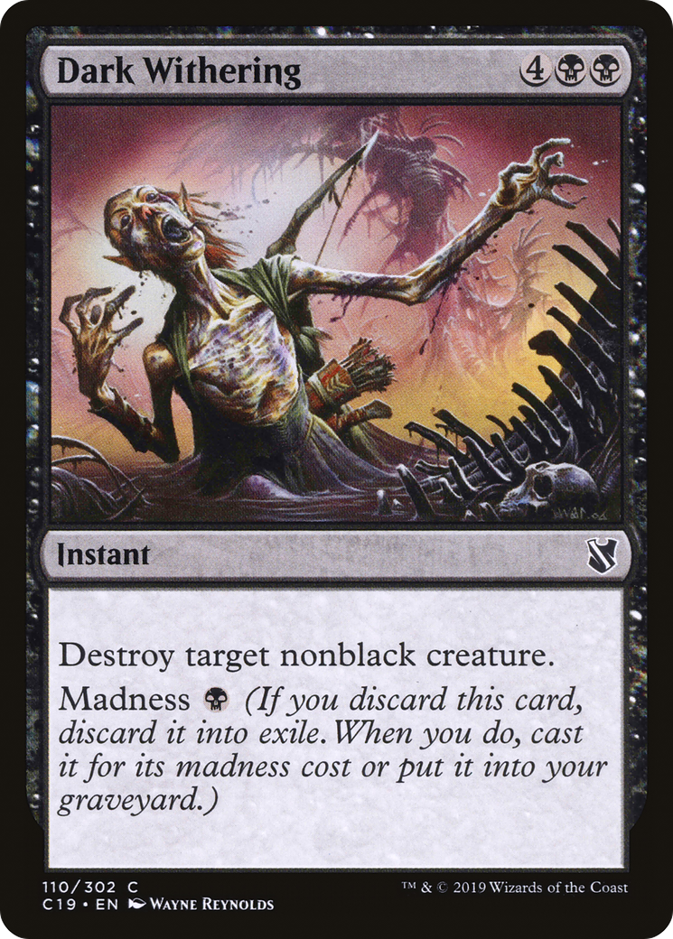 Image of Dark Withering (C19-110) - Commander 2019