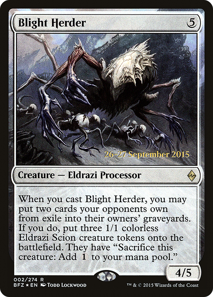 Image of Blight Herder (PRE-02S) - Battle for Zendikar Promos Foil