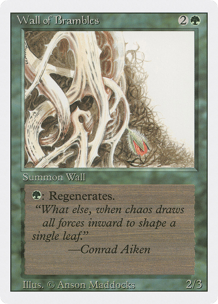 Image of Wall of Brambles (3ED-) - Revised Edition