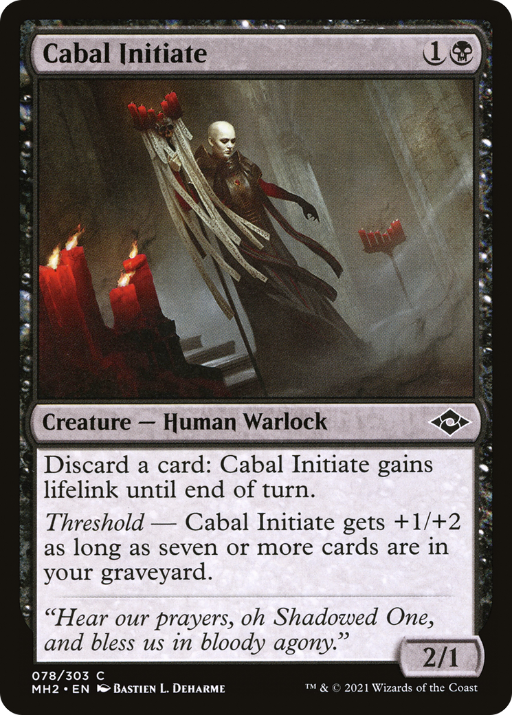 Image of Cabal Initiate (MH2-078) - Modern Horizons 2