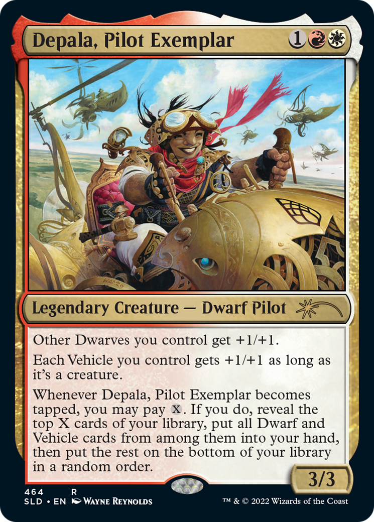 Image of Depala, Pilot Exemplar (SLD-464) - Secret Lair Drop Foil