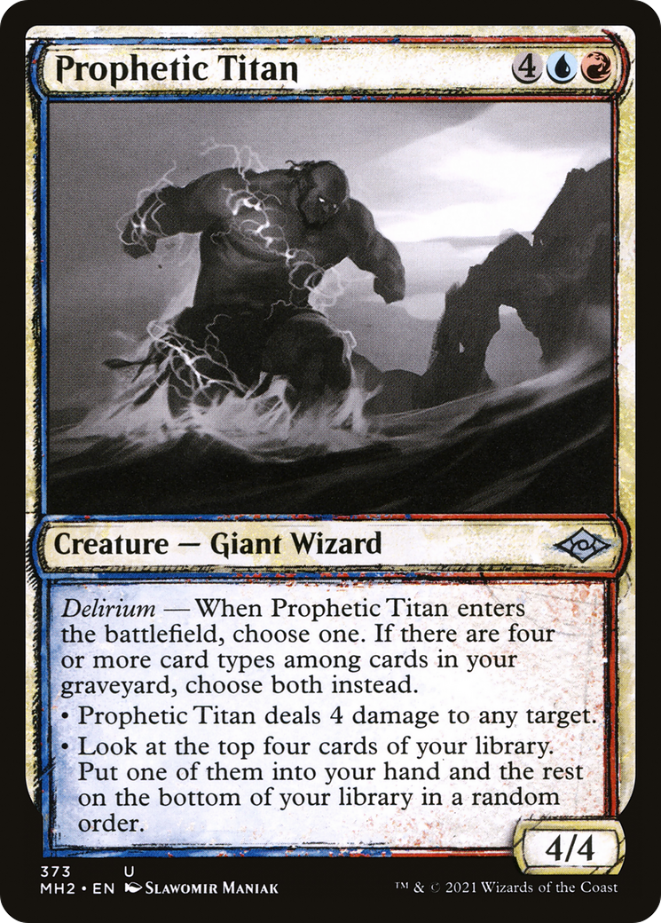 Image of Prophetic Titan (Showcase) (MH2-373) - Modern Horizons 2: (Showcase) Foil