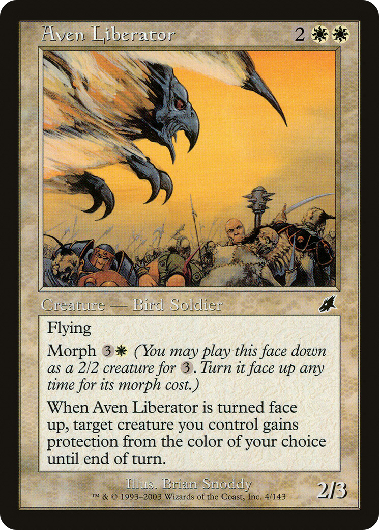 Image of Aven Liberator (SCG-004) - Scourge Foil