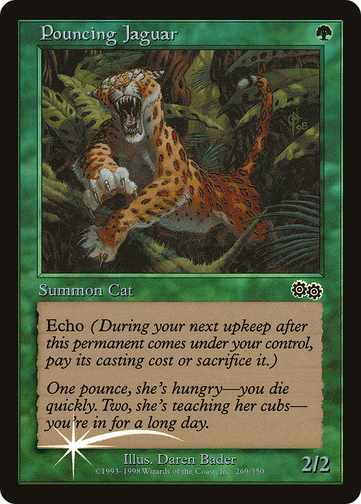 Image of Pouncing Jaguar (ARENA-) - Arena League 1999 Foil