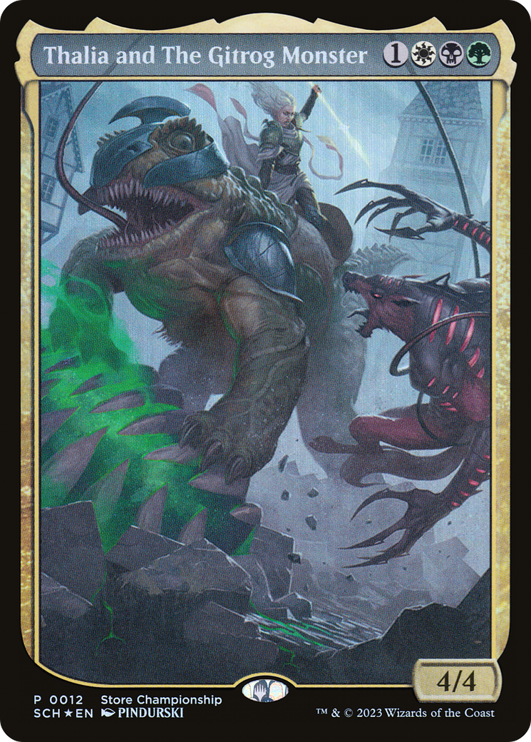 Image of Thalia and The Gitrog Monster (GAME-012) - Store Championships Foil