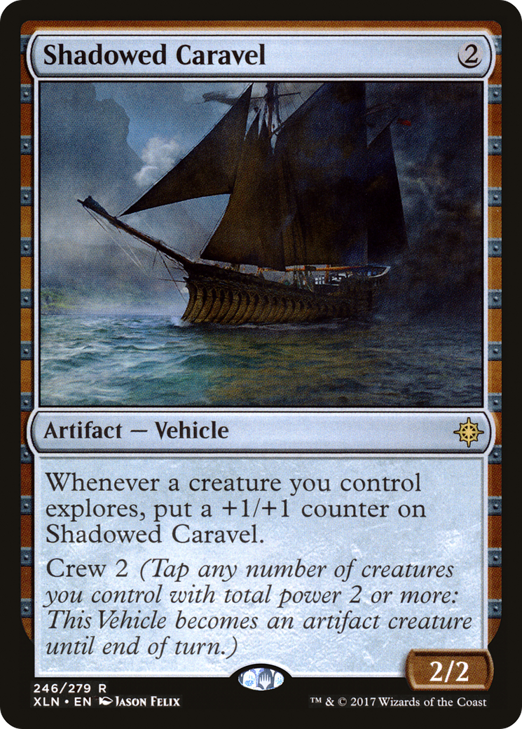 Image of Shadowed Caravel (XLN-246) - Ixalan Foil