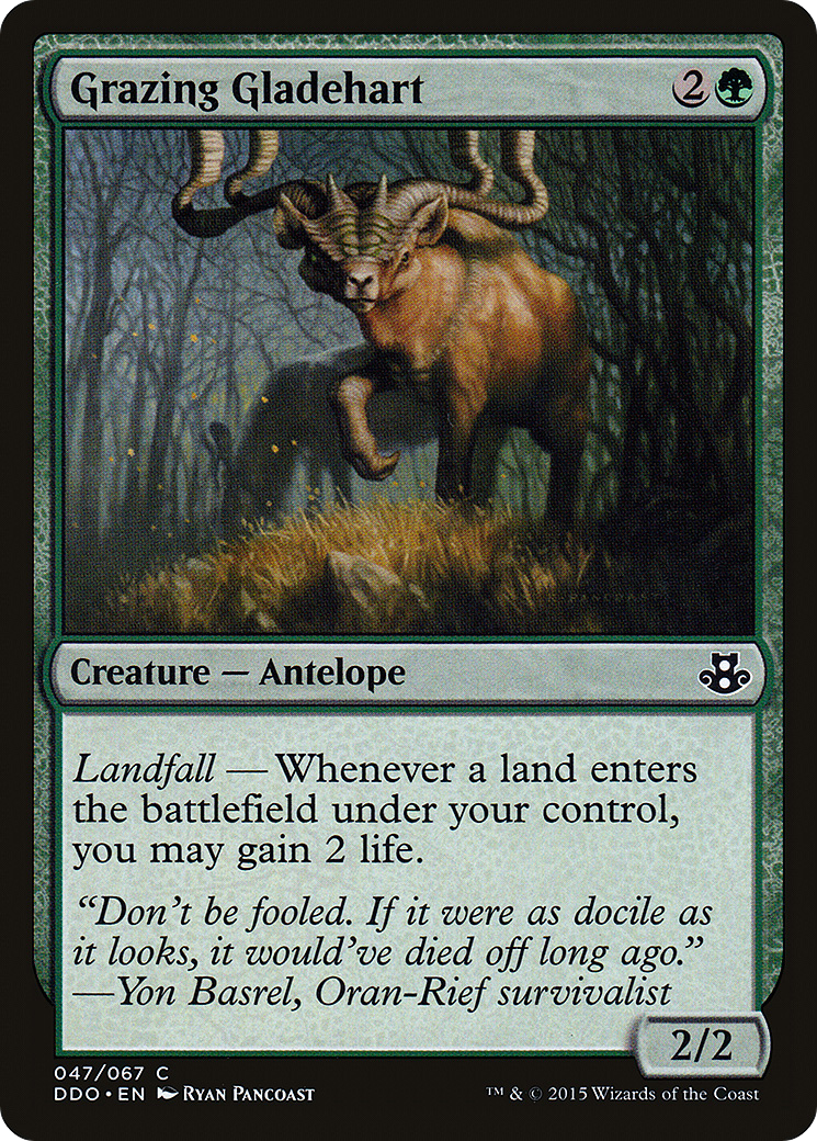 Image of Grazing Gladehart (DDO-047) - Duel Decks: Elspeth vs. Kiora