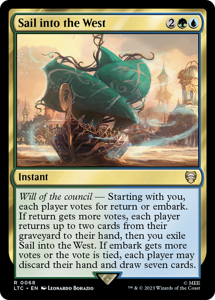 Image of Sail into the West (LTC-068) - Tales of Middle-earth Commander
