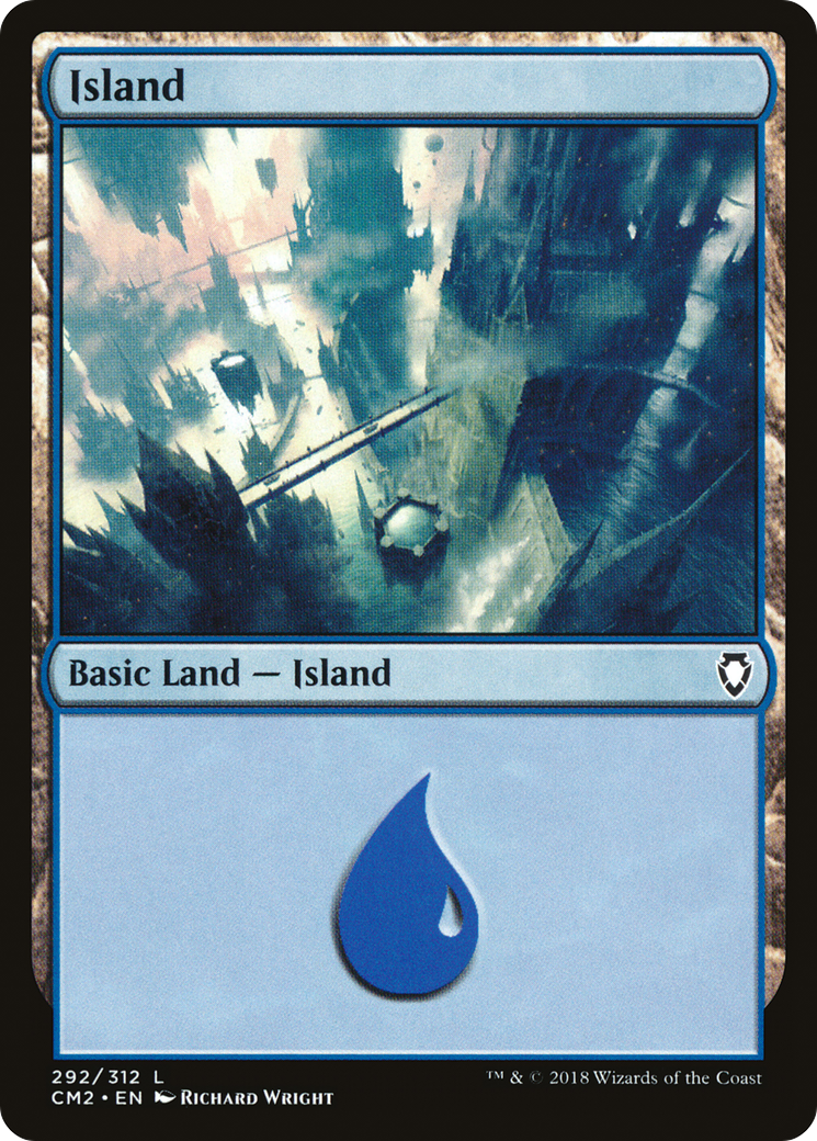 Image of Island (292) (CM2-292) - Commander Anthology Volume II