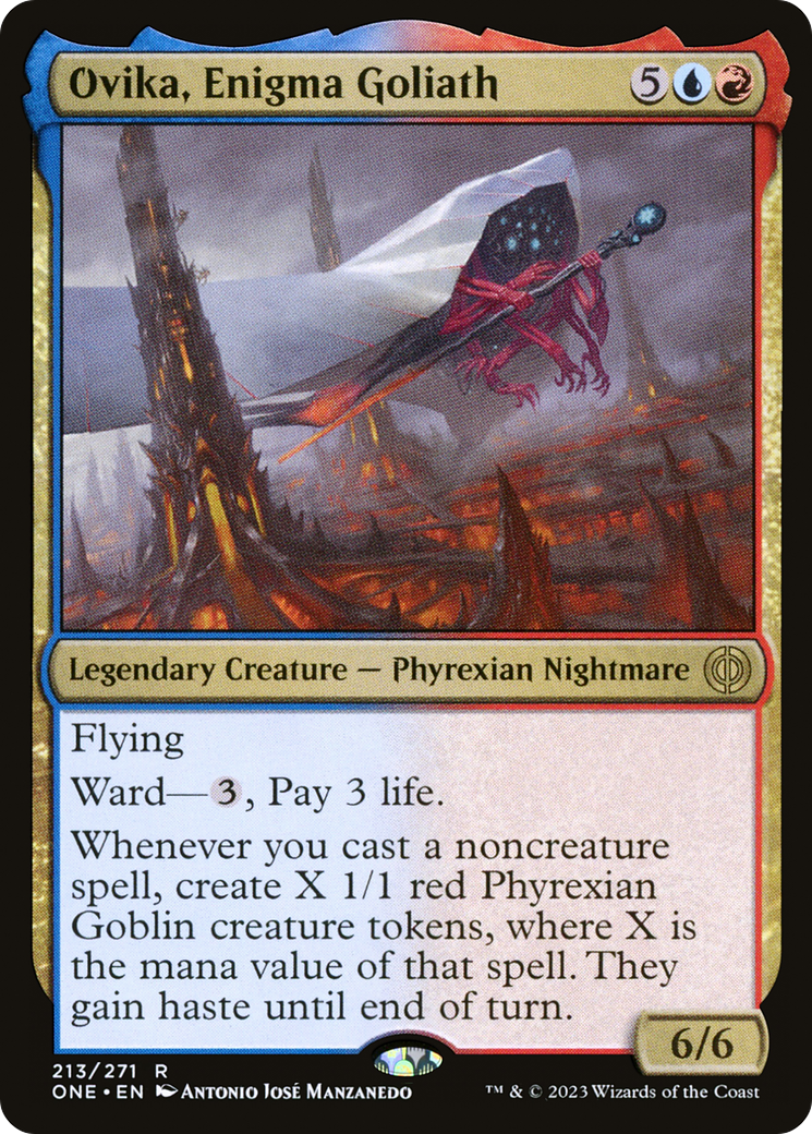 Image of Ovika, Enigma Goliath (ONE-213) - Phyrexia: All Will Be One