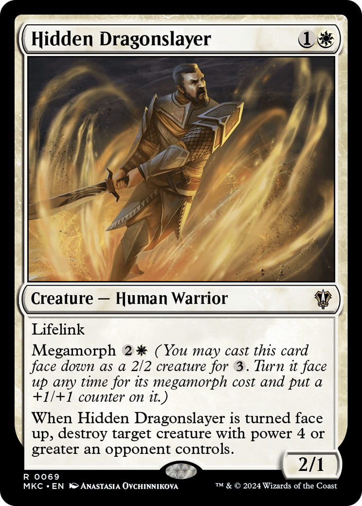 Image of Hidden Dragonslayer (MKC-069) - Murders at Karlov Manor Commander