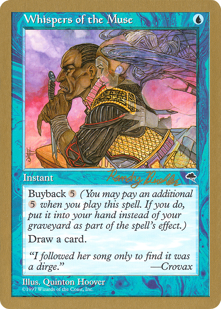 Image of Whispers of the Muse - 1998 Randy Buehler (TMP) (WCD-) - World Championship Decks 1998