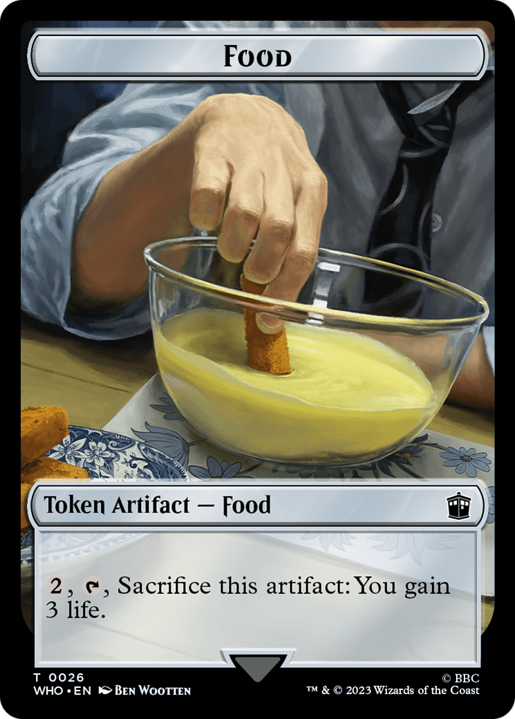 Image of Food (TWHO-026) - Doctor Who Tokens