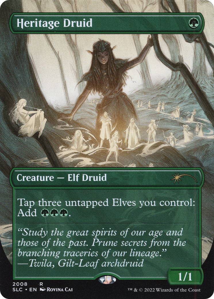 Image of Heritage Druid (SLC-2008) - Secret Lair Countdown Kit (Borderless)
