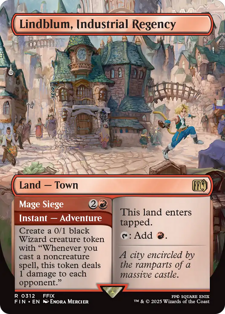 Image of Lindblum, Industrial Regency (Borderless) (FIN-312) - FINAL FANTASY (Borderless)