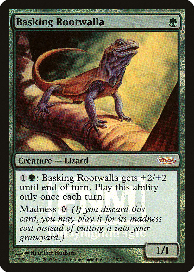 Image of Basking Rootwalla (FNM-004) - Friday Night Magic 2007 Foil