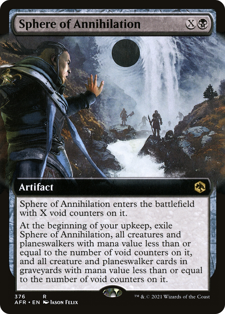 Image of Sphere of Annihilation (Extended Art) (AFR-376) - Adventures in the Forgotten Realms: (Extended Art) Foil