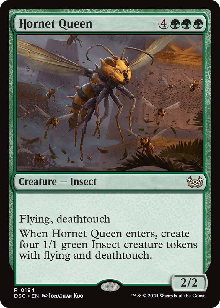 Image of Hornet Queen (DSC-184) - Duskmourn: House of Horror Commander