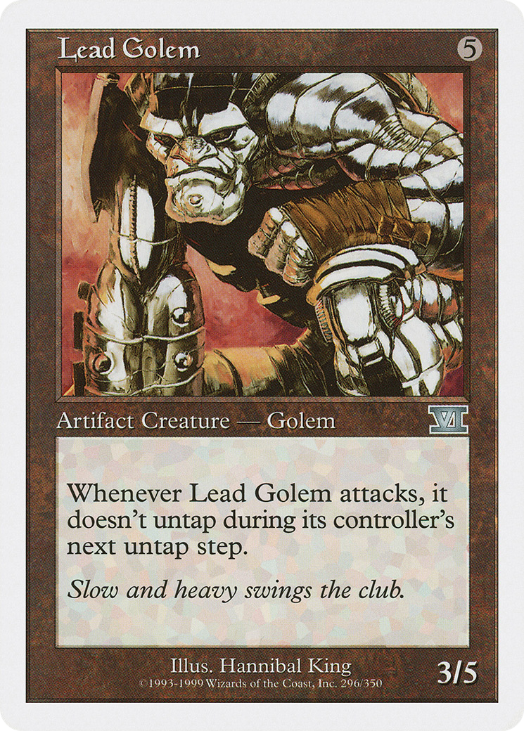 Image of Lead Golem (6ED-296) - Classic Sixth Edition