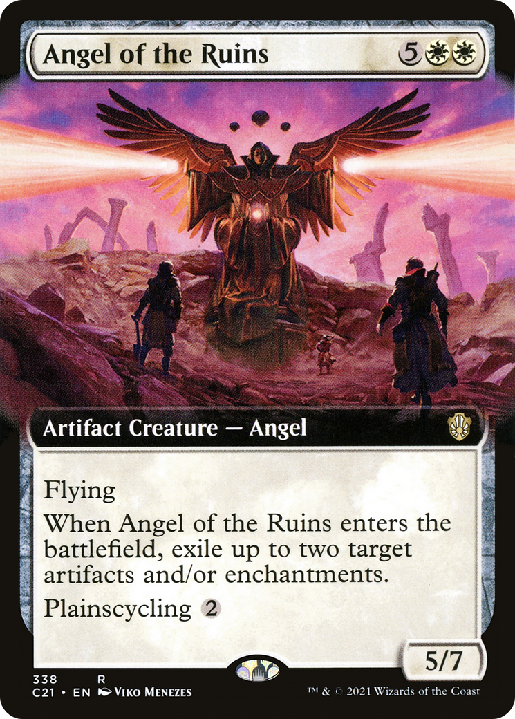 Image of Angel of the Ruins (Extended Art) (C21-338) - Commander 2021: (Extended Art)