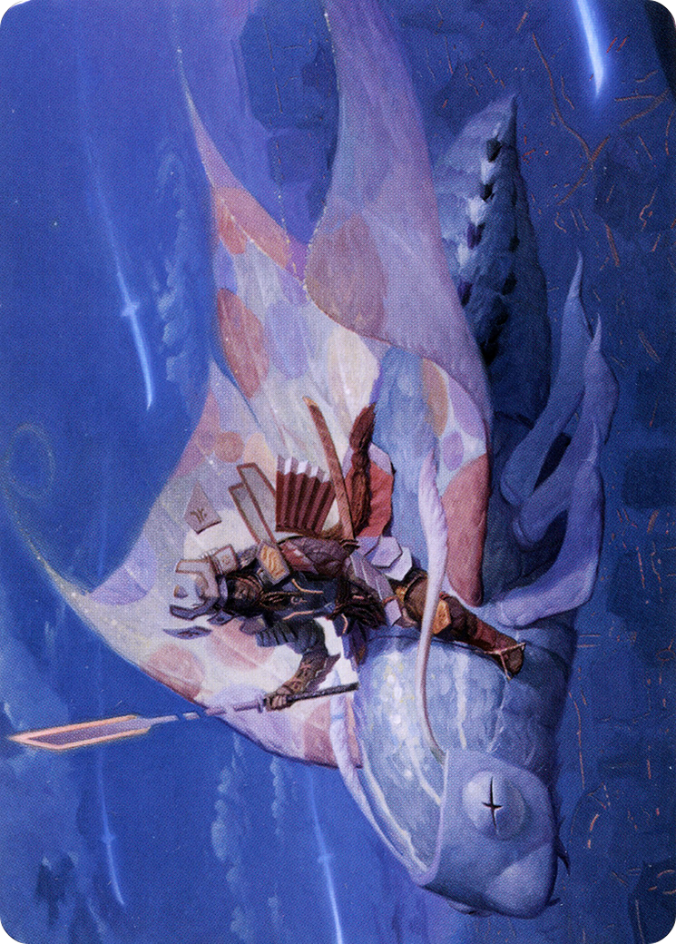 Image of Sky-Blessed Samurai // Sky-Blessed Samurai (ANEO-019) - Neon Dynasty Art Series (Borderless) Foil