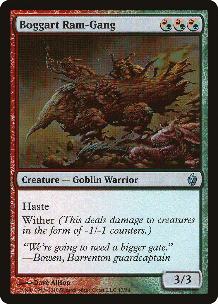 Image of Boggart Ram-Gang (PD2-013) - Premium Deck Series: Fire and Lightning Foil