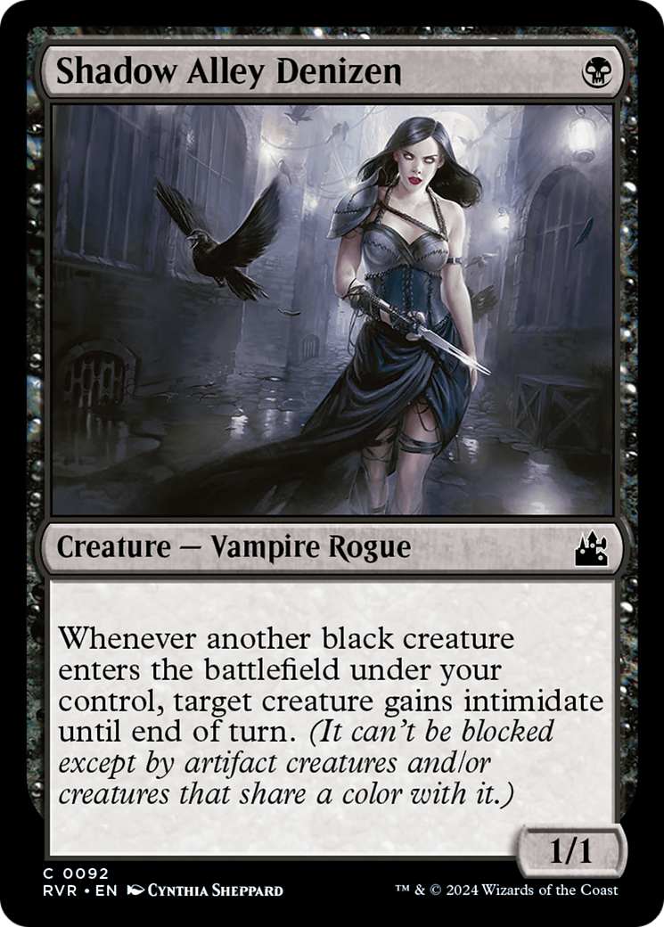 Image of Shadow Alley Denizen (RVR-092) - Ravnica Remastered Foil